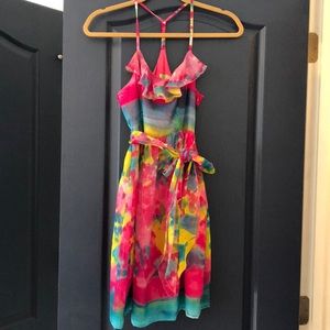 Watercolor dress